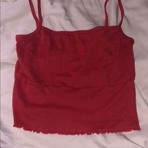 Brandy Melville lettuce edge Tank top